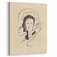 Modern Wall Art: Couple - Minimalist Abstract Line Drawing Print