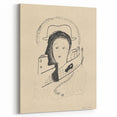Modern Wall Art: Couple - Minimalist Abstract Line Drawing Print