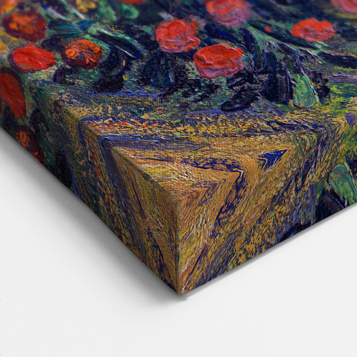 Van Gogh Art Prints - Vibrant Garden with Cottage