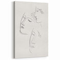 Modern Wall Art: Minimalist Sketch of Women - Elegant Line Drawing