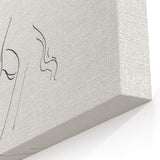 Modern Wall Art: Minimalist Sketch of Women - Elegant Line Drawing