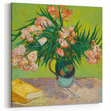 Vincent van Gogh Wall Art - Pink Flowers with Book
