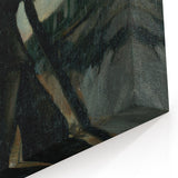 Modern Abstract Art – Geometric Lines on Rolled Canvas