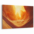 Cave Paintings Decor with Golden Light - Stunning Cave Wall Art