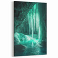 Natural Cave Pictures - Stunning Ice Cavern Photography Prints