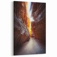 Scenic Cave Art Prints - Sunlit Canyon Path Wall Art