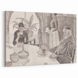 Modern Wall Art - Abstract Dining Room Scene by Paul Signac