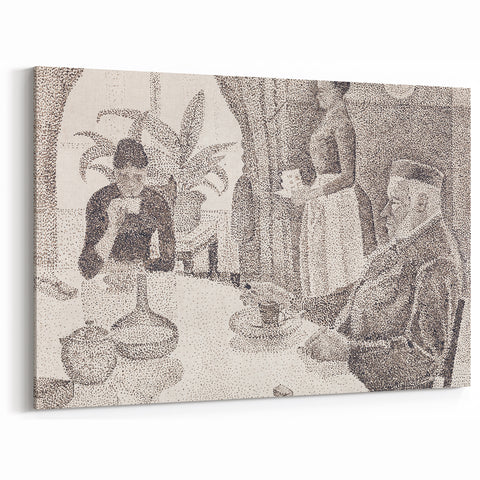 Modern Wall Art - Abstract Dining Room Scene by Paul Signac
