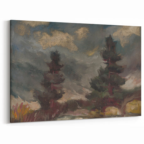 Modern Wall Art - Tatra Landscape Painting by Zolo Palugyay
