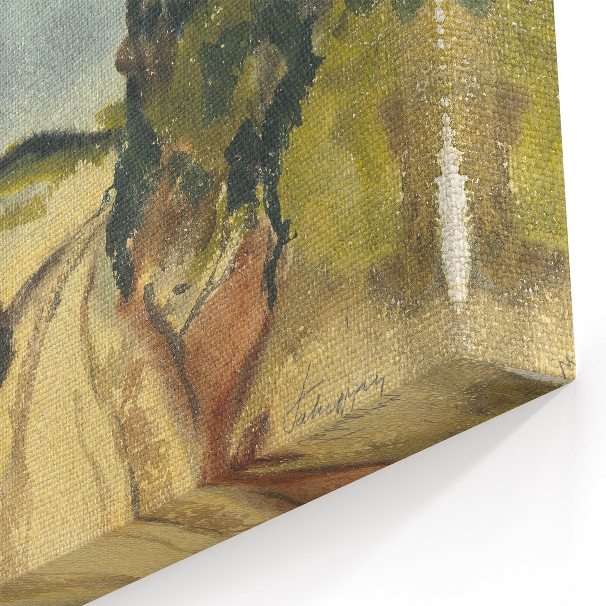 Modern Wall Art - Deep Road Scenic Landscape by Zolo Palugyay