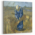 Vincent van Gogh Wall Art - Woman in the Wheatfield