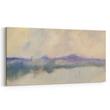 Modern Wall Art - Fog Over a Pond by Zolo Palugyay