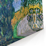 Starry Night Wall Art - Cypress Tree and Starry Sky