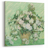 Vincent van Gogh Wall Art - White Roses in a Vase