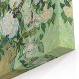 Vincent van Gogh Wall Art - White Roses in a Vase