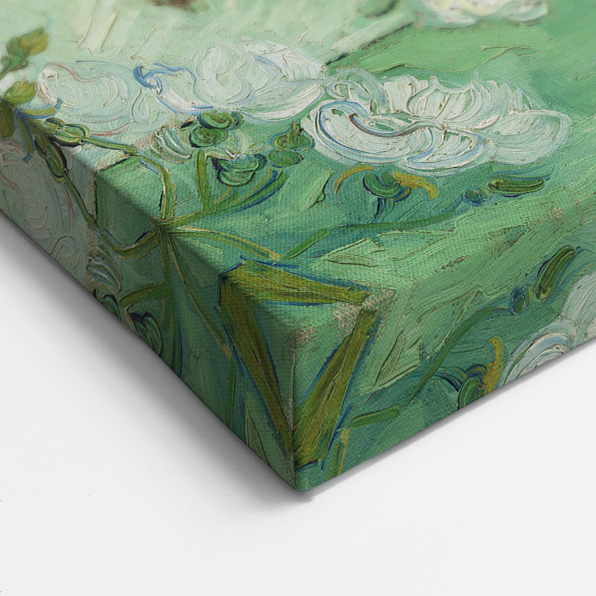 Vincent van Gogh Wall Art - White Roses in a Vase