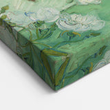 Vincent van Gogh Wall Art - White Roses in a Vase
