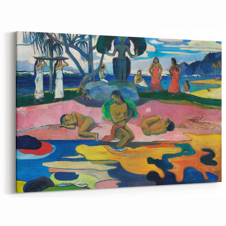 Modern Wall Art - Day of the God by Paul Gauguin