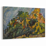 Modern Wall Art - View of Céret by Chaïm Soutine
