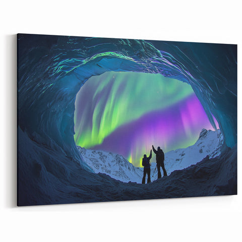 Natural Cave Pictures - Northern Lights Cave Photography Wall Art