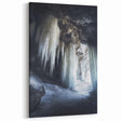 Natural Cave Pictures - Stunning Ice Stalactite Wall Art