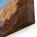 Cave Wall Art - Desert Canyon View through Natural Arch