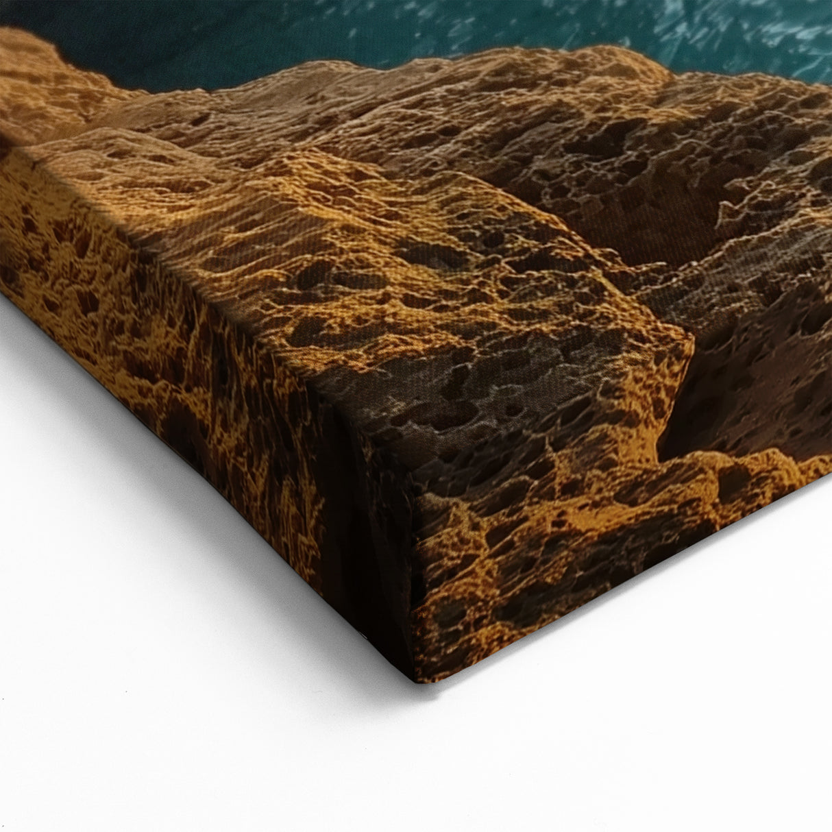 Scenic Cave Art Prints - Ocean Sunset View from Coastal Cave