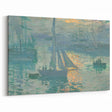 Sunset on the Seine: Claude Monet's Impressionist Wall Art Masterpiece