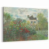Artist's Garden in Argenteuil: Monet's Impressionist Floral Wall Art