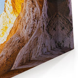Sunlit Cave Wall Art - Natural Underground Scenic Photography Prints