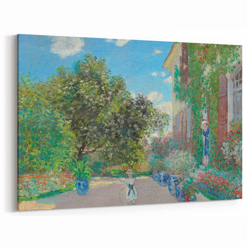 Artist's House at Argenteuil: Monet's Impressionist Garden Wall Art