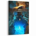 Underground Cave Photography - Scenic Water Pool Wall Art Prints