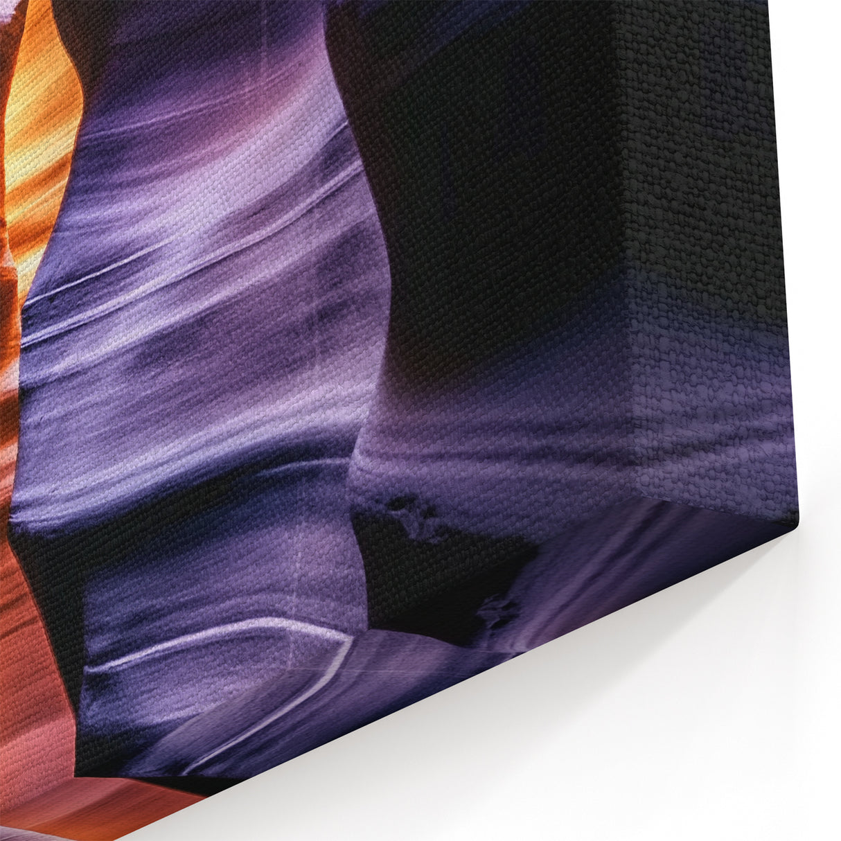 Vivid Sunset Canyon Passage - Abstract Desert Landscape Wall Art