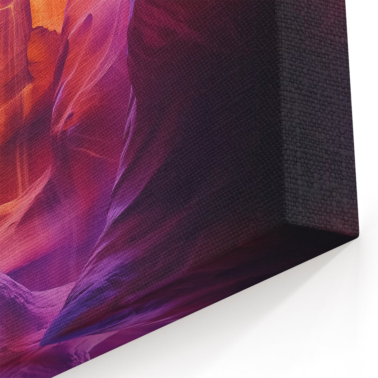 Radiant Canyon Lightscape - Bold Abstract Desert Wall Art