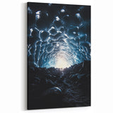 Blue Ice Cave Wall Art - Stunning Glacier Tunnel Photography Prints