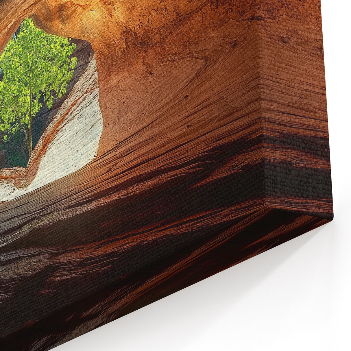 Cave View Wall Art - Scenic Tree and Natural Rock Formation Prints