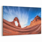 Desert Arch Formation - Stunning Sandstone and Sky Artwork