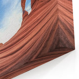 Waves of Sandstone and Sky - Scenic Desert Arch Artwork