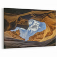 Canyon Sky View - Dramatic Sandstone Formation and Clouds Art