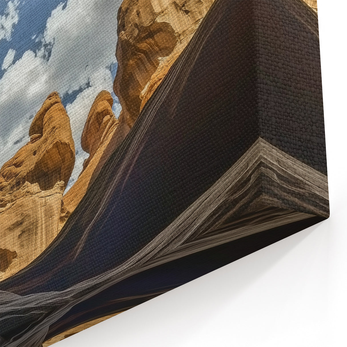 Canyon Skylight View - Sandstone and Cloud Art
