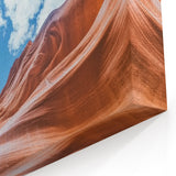 Sky Framed by Canyon Curves - Serene Natural Wall Art
