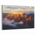 Golden Hour Canyon Views - Scenic Nature Canyon Wall Art for Home