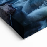 Serene Waterfall Canyon Scene - Nature's Harmony Wall Art