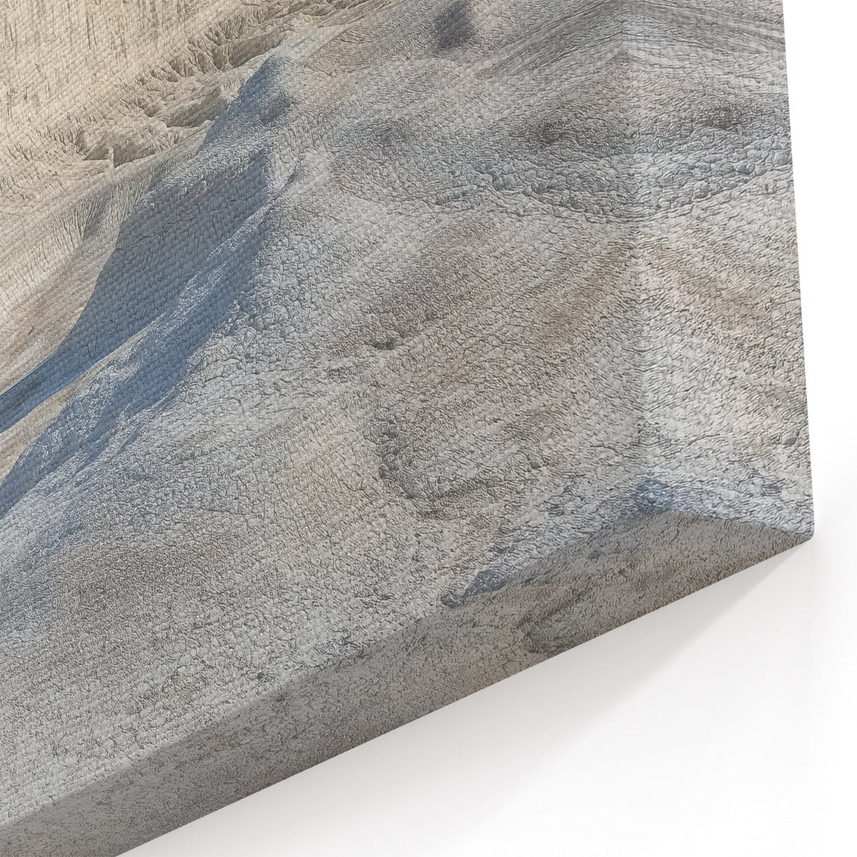 White Canyon Majesty - Unique Canyon Art Decor for Modern Spaces