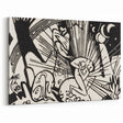 Modern Expressionism Wall Art | Abstract Black and White Print