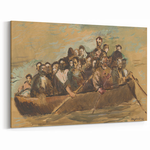 Expressionist Art - Refugees by Cyprián Majerník