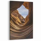 Flowing Canyon Curves - Scenic Nature Canyon Art for Home Decor