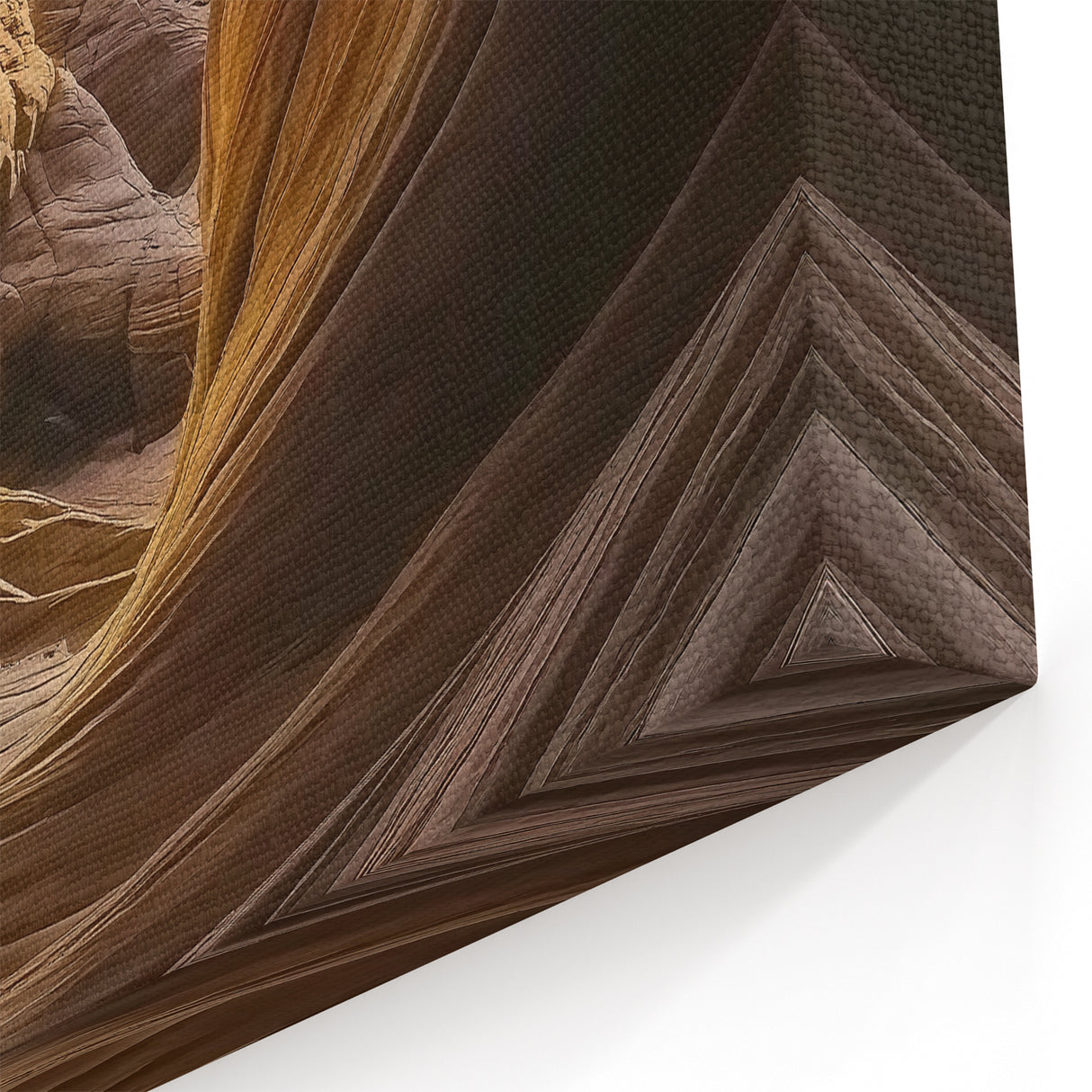 Flowing Canyon Curves - Scenic Nature Canyon Art for Home Decor