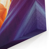 Radiant Canyon Colors - Abstract Canyon Wall Art with Warm Tones