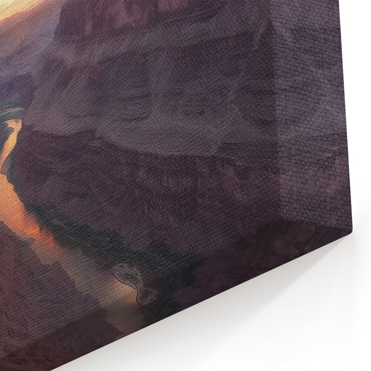 Sunset Canyon Serenity - Scenic Nature Wall Art for Modern Spaces